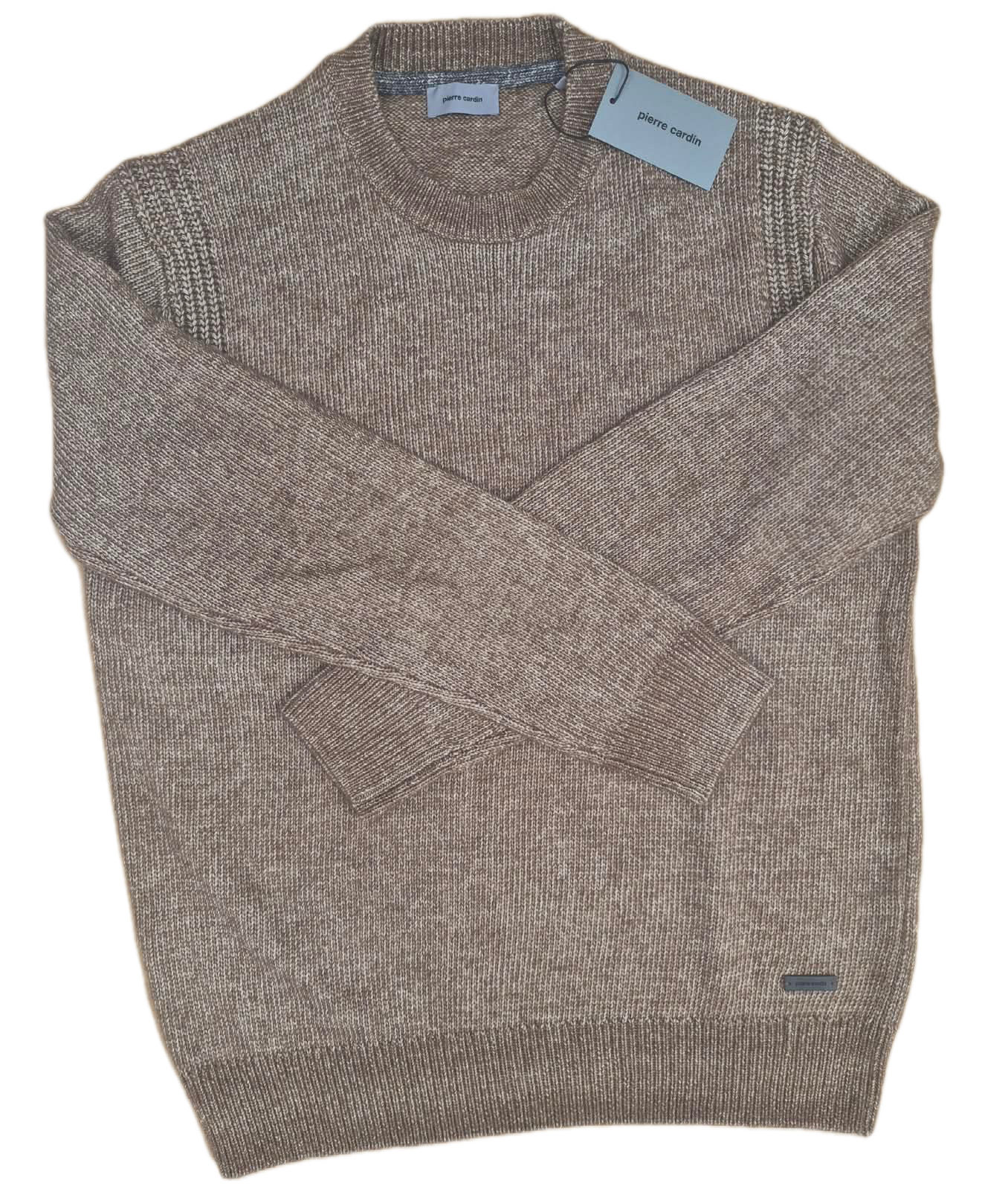 PIERRE CARDIN Pullover – NEU mit Etikett – Braun/Beige Melange