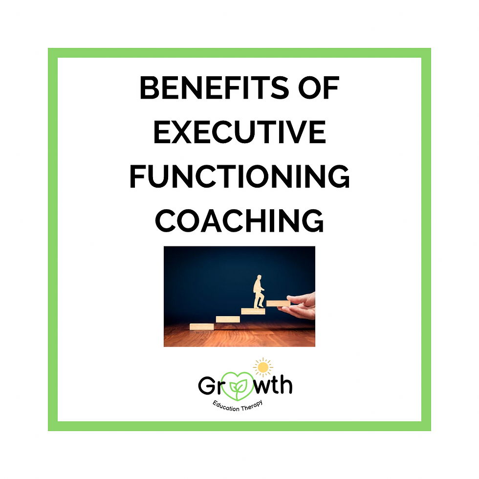 there are many benefits to executive functioning coaching