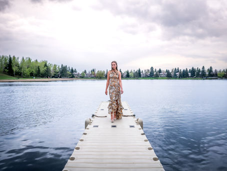 Gorgeous Grad Shoot with Linh Ly Photography at Lake Midnapore Calgary