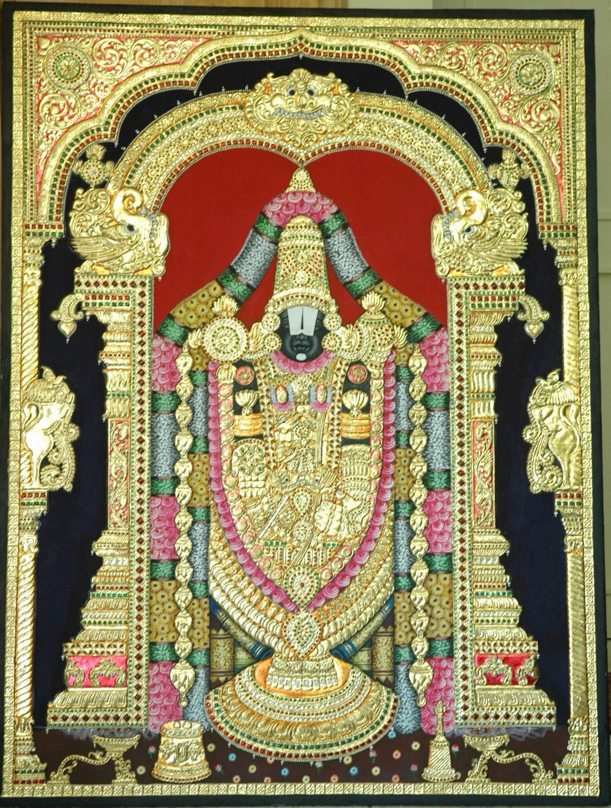 BALAJI - 1 TANJORE PAINTING # 6019-TP