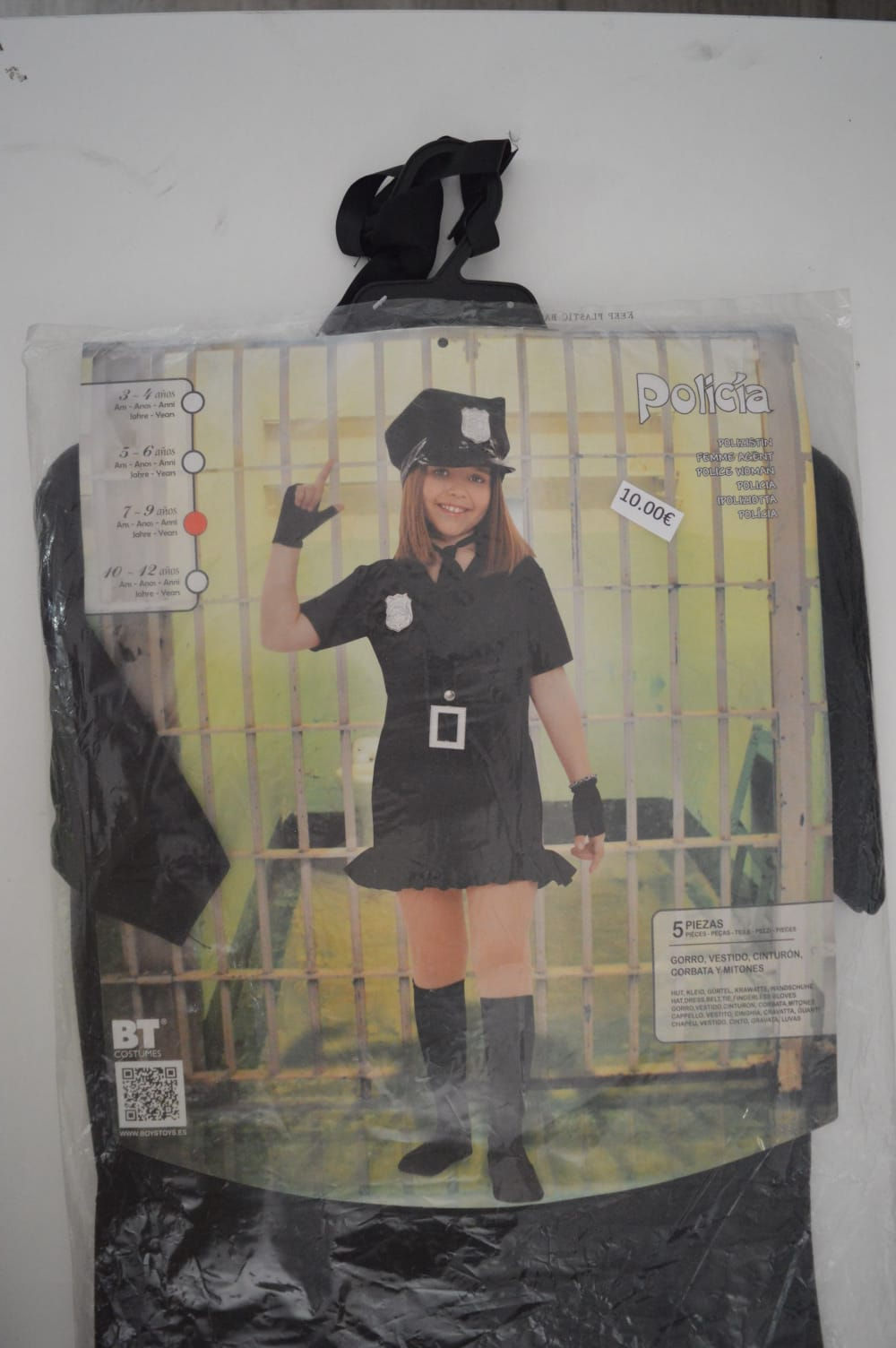 DISFRAZ DE POLICIA