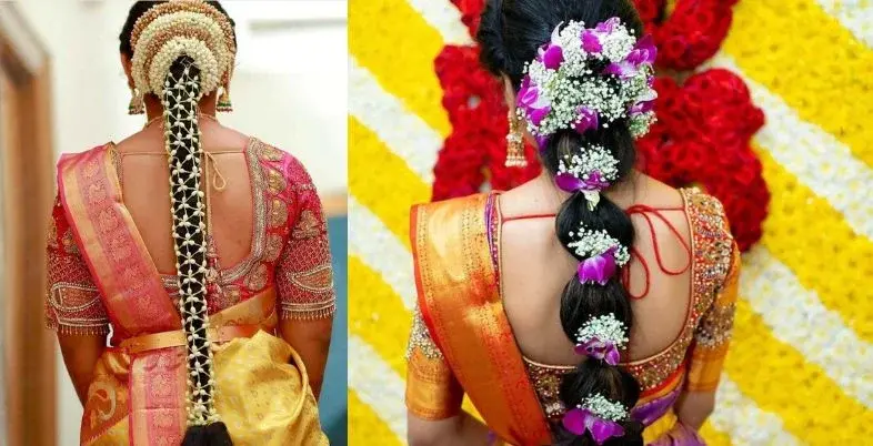 simple south Indian hairstyle