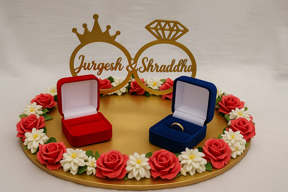 ring platter for engagement