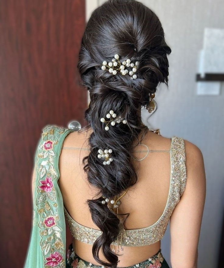 messy braid hairstyle