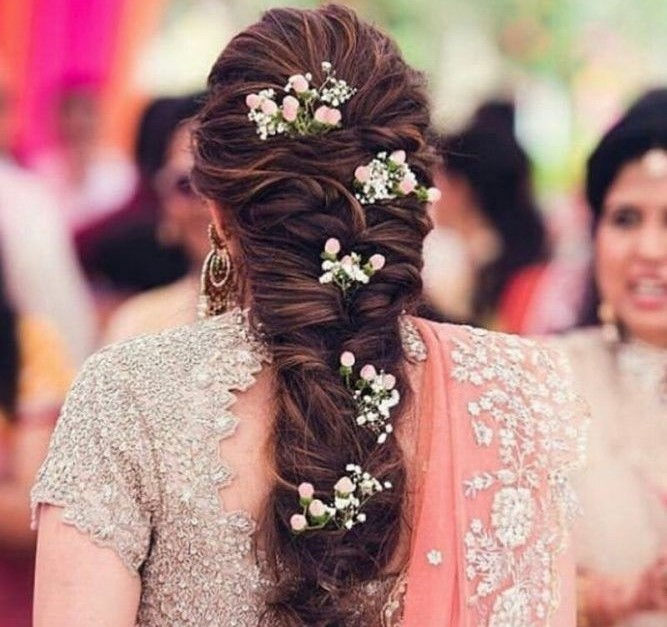 messy braid hairstyle
