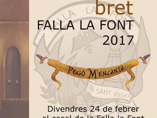 Presentació del llibret de la Falla la Font 2017