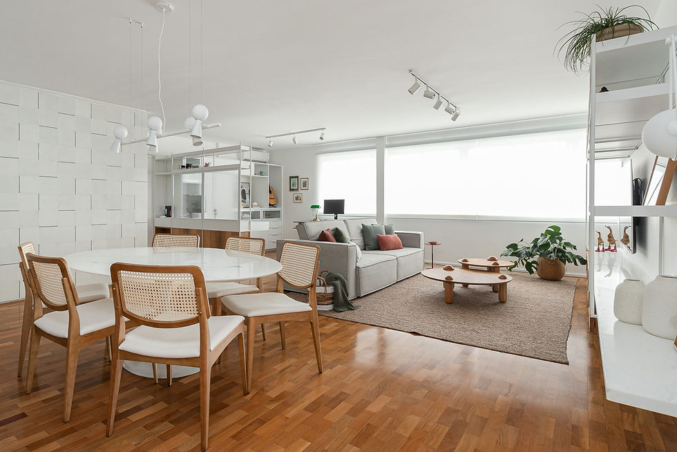 Ano de conclusão da obra: 2022  
Área: 80m² 
Localização: São Paulo SP 
Programa: Interiores de Apartamento
Arquiteto Líder: Luiza Andrade e Laís Labate
Créditos fotográficos: Gisele Rampazzo 