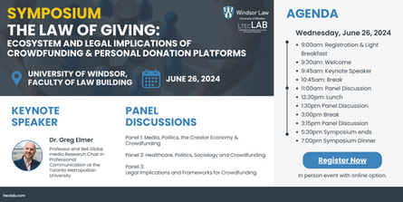 The Law of Giving:Ecosystem and Legal Implications of Crowdfunding & Personal Donation Platforms