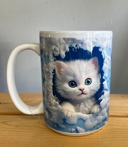 Kitty Mug by Val
