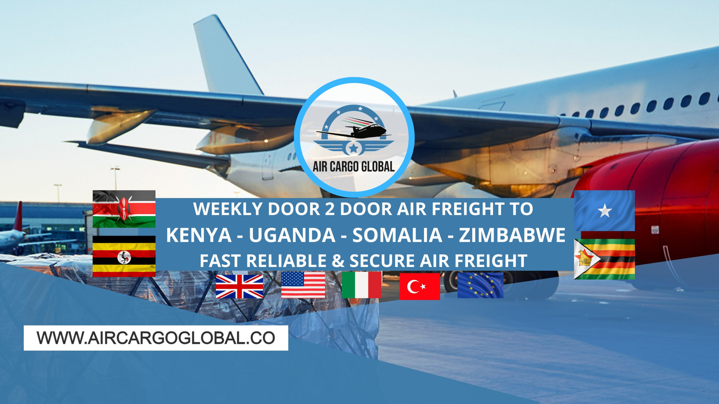 Air Cargo Global Cargo to Africa Cargo to Middle East England