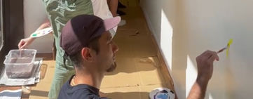 イベント：みんなで壁に絵を描こう