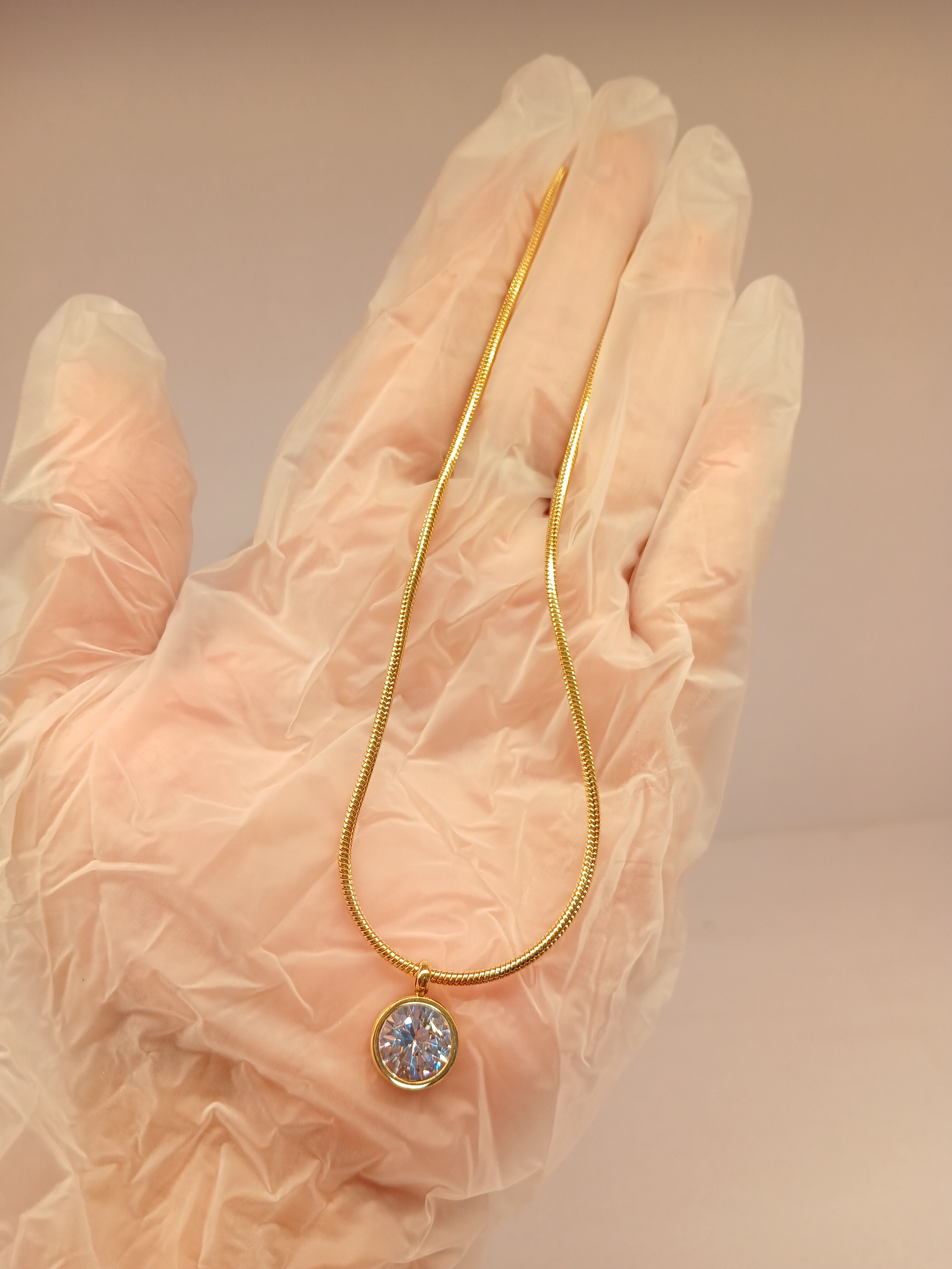 Bauble cluster diamond pendent necklace 