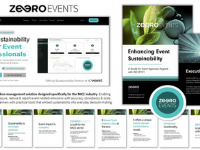 Zeero Events homepage