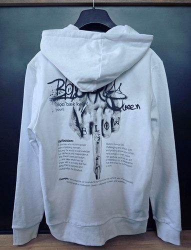 super yaya hoodie ホワイト　サイズS Blowback Queen Zip Hoodie | Yaya Draws