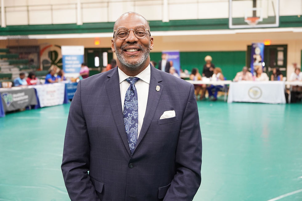 5th Circuit solicitor Byron Gibson at Eau Claire High School