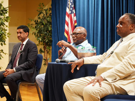 Congressmen Ro Khana, Jim Clyburn and Jonathan Jackson