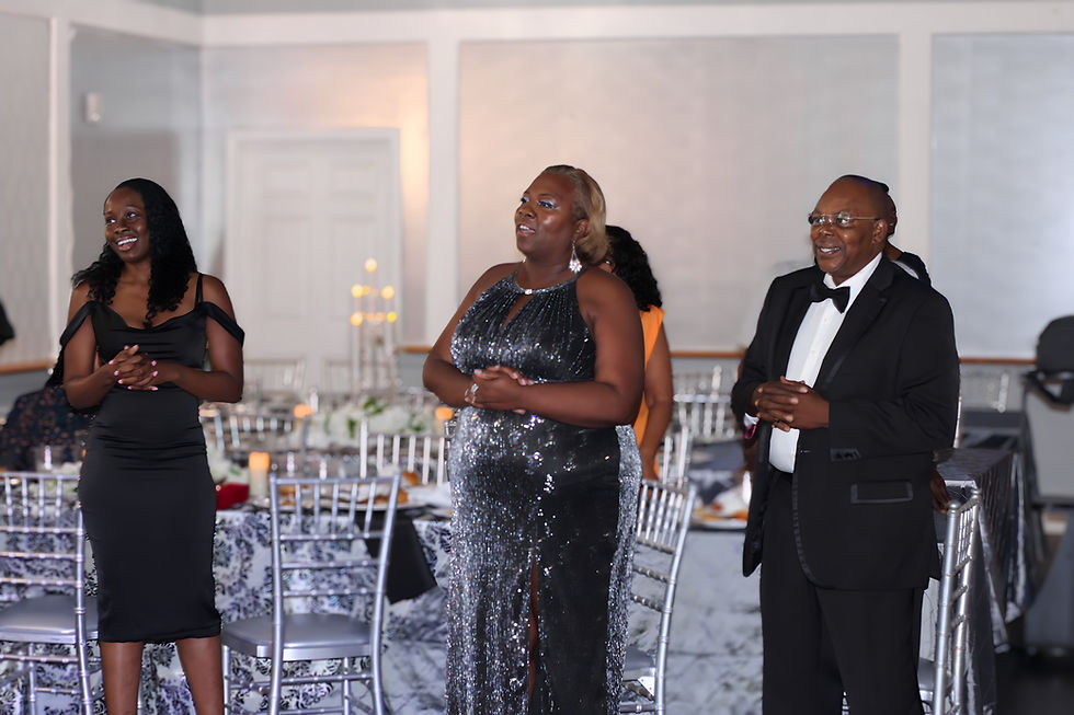 Mayor Miko Pickett of Mullins and her husband, Dominic Pickett, attend the 2025 Faith and Labor Gala at the Vaughn Room. JavarJuarez©2025