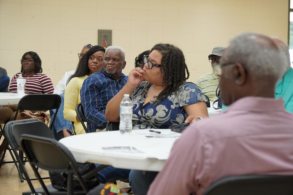 Community members raise questions and concerns about the development taking shape around Congaree Pointe and the future of their neighborhoods. JavarJuarez©2026