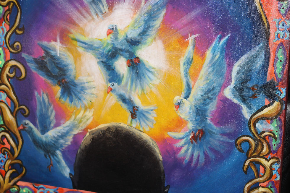 Painting by Jireh Ravenell