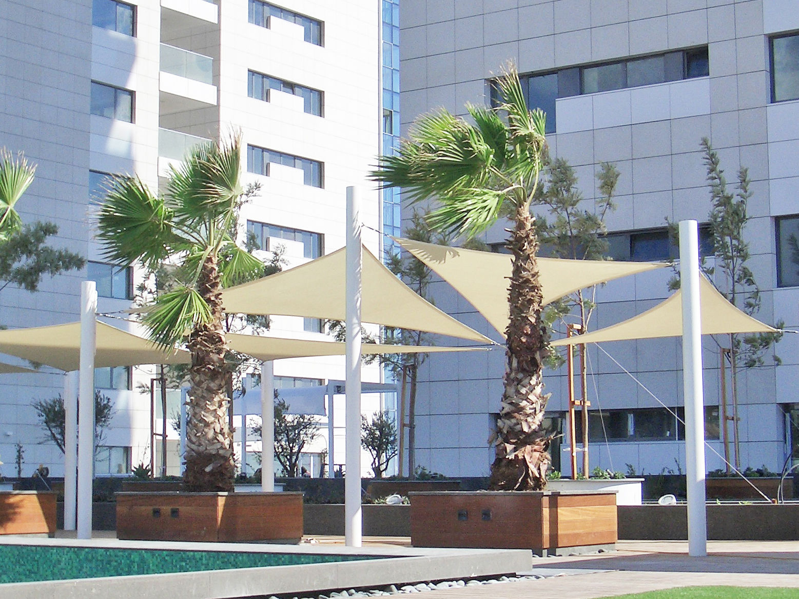 DIY Triangle Shade Sail 3.5m x 3.5m x 3.5m