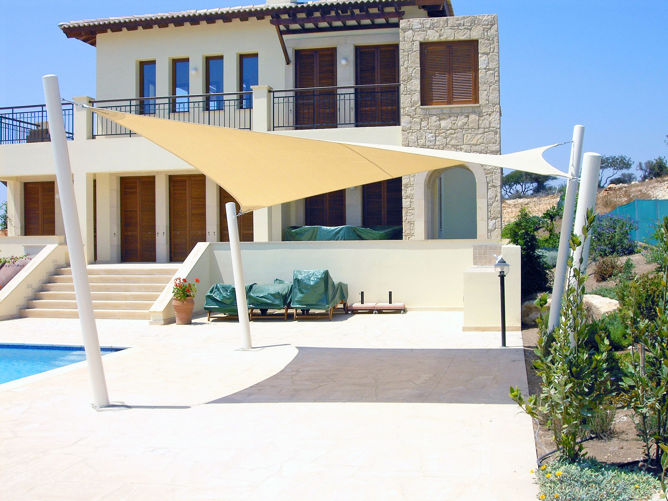 DIY Square Shade Sail 3.6m x 3.6m