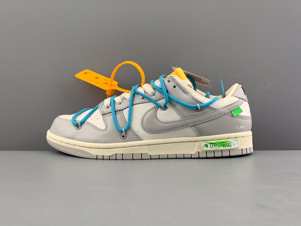 NIKE DUNK LOW OFF-WHITE LOT 2
SAIL/NEUTRAL GREY-BLUE FURY