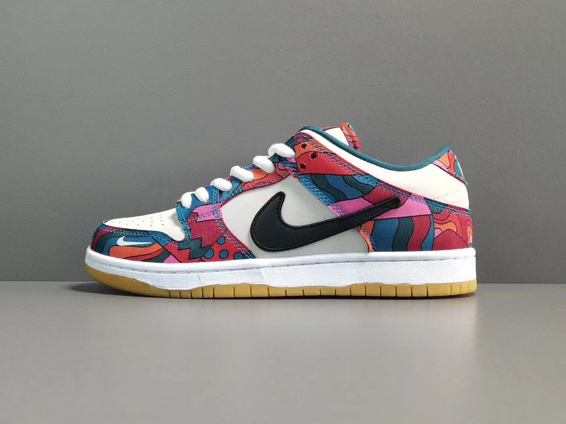NIKE SB DUNK LOW PRO PARRA ABSTRACT ART (2021)
FIRE PINK/GYM RED-MOCHA-WHITE