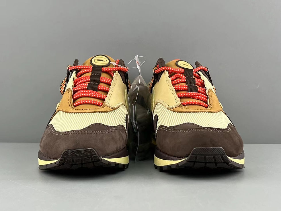 Thumbnail: NIKE AIR MAX 1 TRAVIS SCOTT CACTUS JACK BAROQUE BROWN
BAROQUE BROWN/LEMON DROP