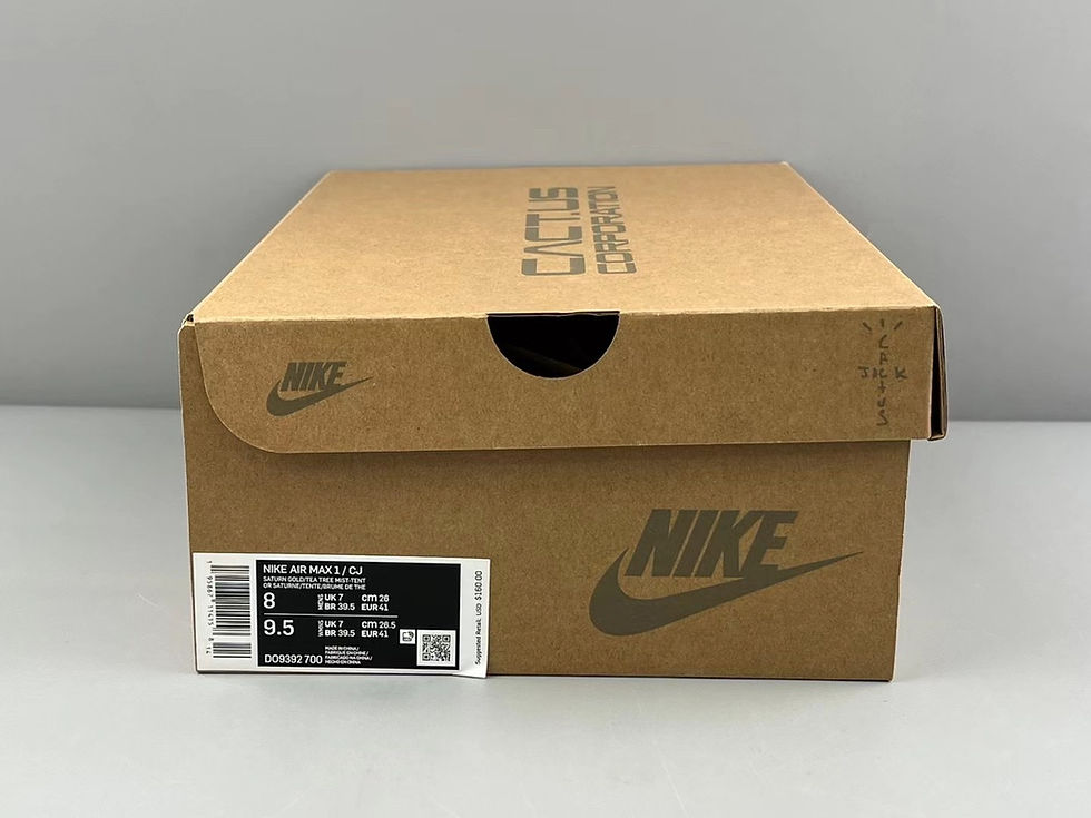 Thumbnail: NIKE AIR MAX 1 TRAVIS SCOTT CACTUS JACK BAROQUE BROWN
BAROQUE BROWN/LEMON DROP