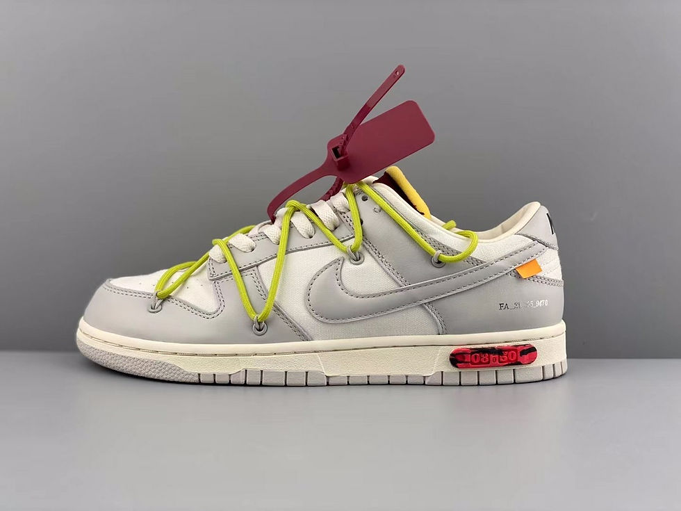 NIKE DUNK LOW OFF-WHITE LOT 8
SAIL/NEUTRAL GREY