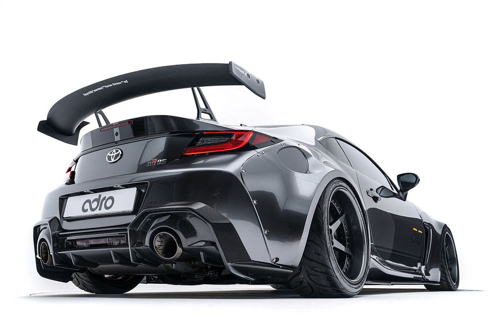 Adro Toyota Gr86 / Subaru Brz At-r Swan Neck Wing, offered by MADE motorsports in Las Vegas, Nevada.