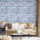 Thumbnail: Brush watercolor Peel and Stick Wallpaper - Stripe Wallpaper Mural - Self Adhesi