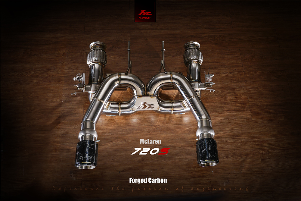 FI Exhaust McLaren 720S OEM Compatible Version 2017+Valvetronic Exhaust