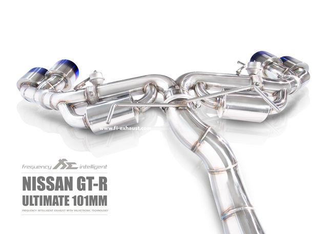 Thumbnail: FI Exhaust Nissan R35 GTR 101mm Ultimate Power Version 2008+Valvetronic Exhaust