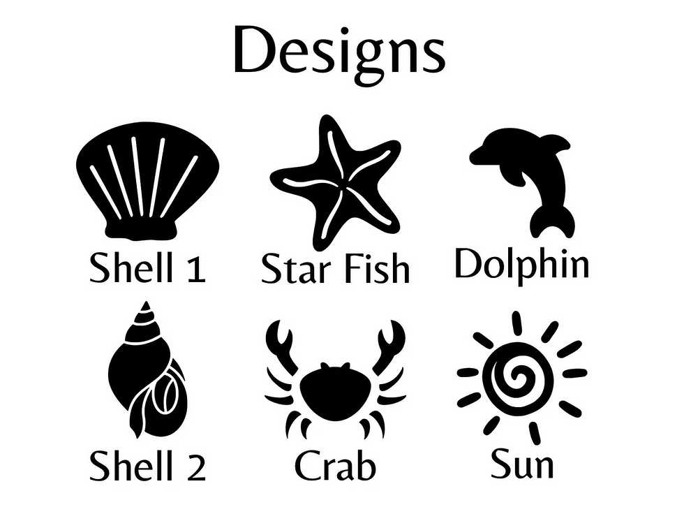 Thumbnail: Custom Name Seashell Collecting Bag