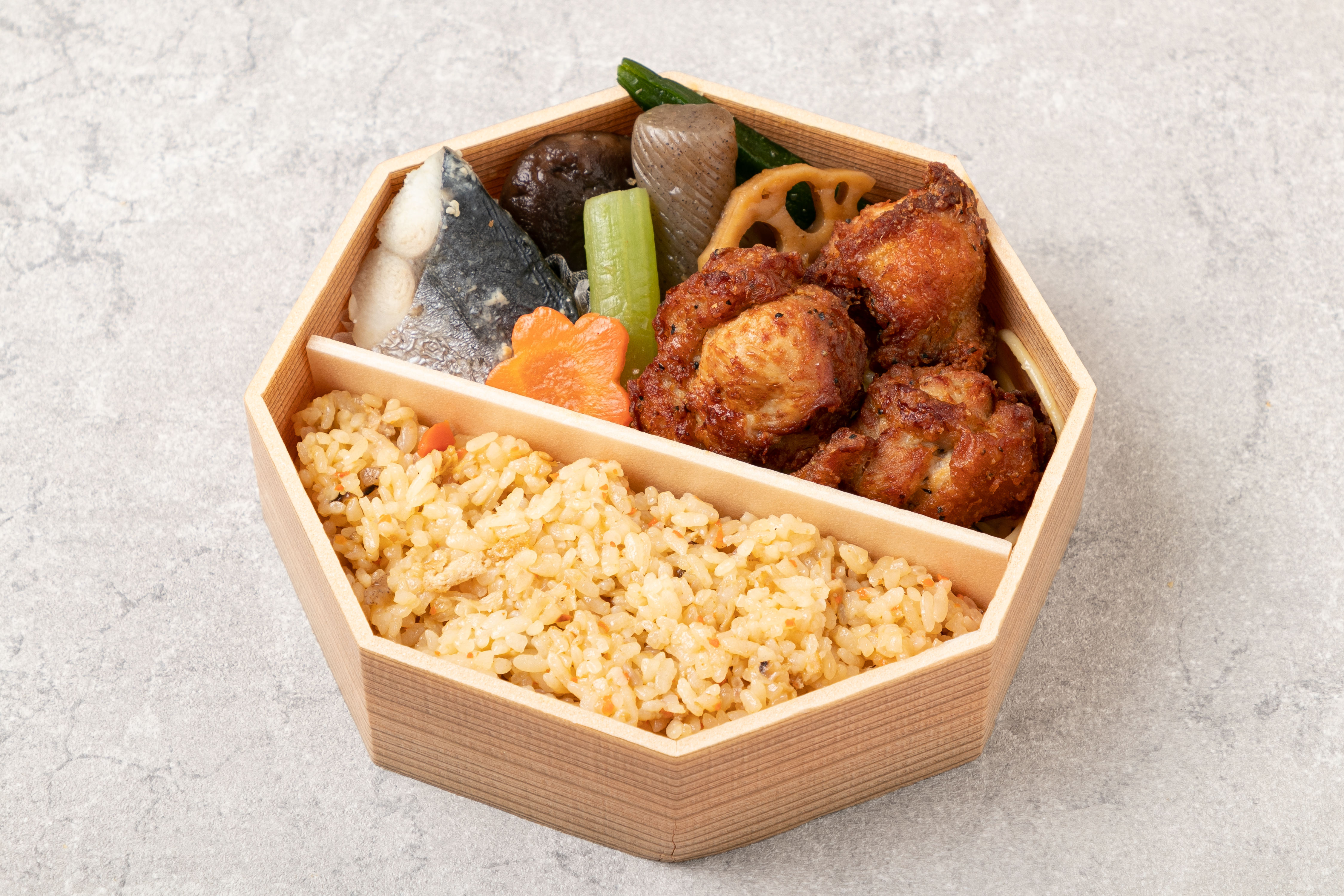 Arranged Food and Objects