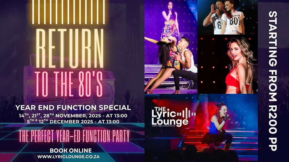 Return to the 80's Year end Function Party