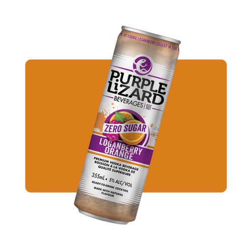 ZERO SUGAR LOGANBERRY ORANGE | Purple Lizard CAN