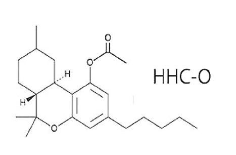 HHC vs HHC-O vs HHC-P Molecule Structure