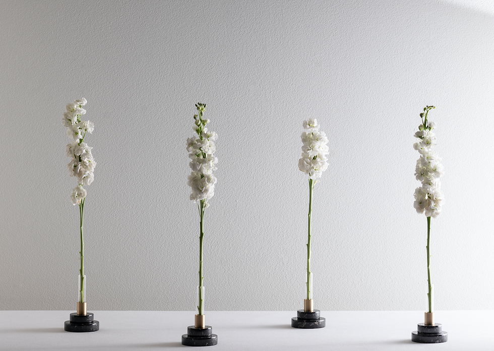 Thumbnail: Lucille Candleholder Duo  - Black