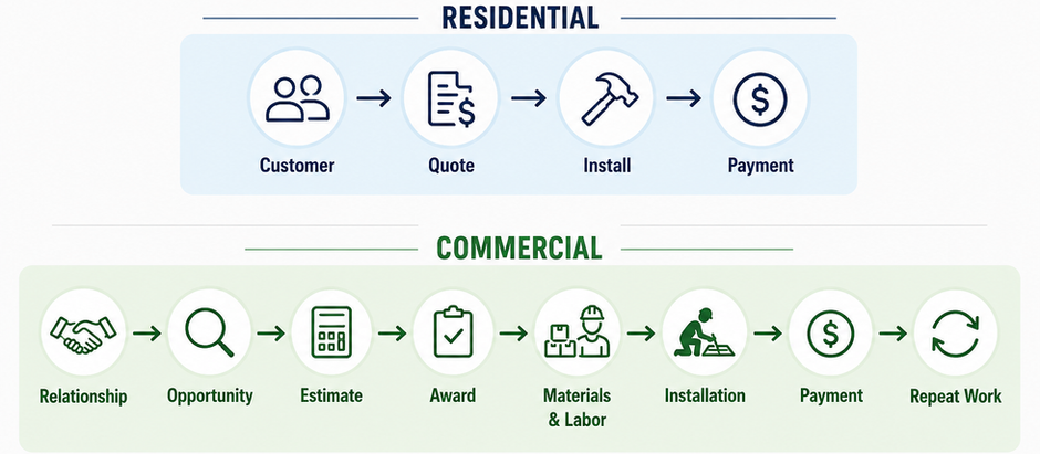 Building a commercial flooring division