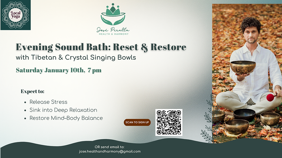 Evening Sound Bath - Reset & Restore