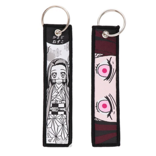 Thumbnail: Demon Slayer Embroidered Keychains