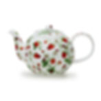 Dovedale Strawberry Teapot - Dunoon fine English bone china