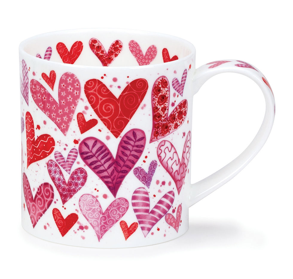 Orkney With Love - Red - Dunoon fine English bone china