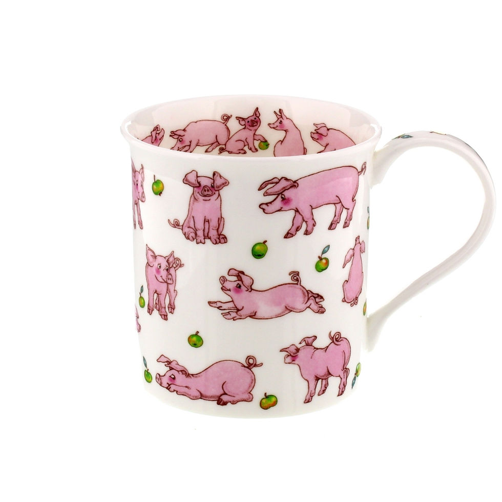 Bute Animals Galore - Pig - Dunoon fine English bone china