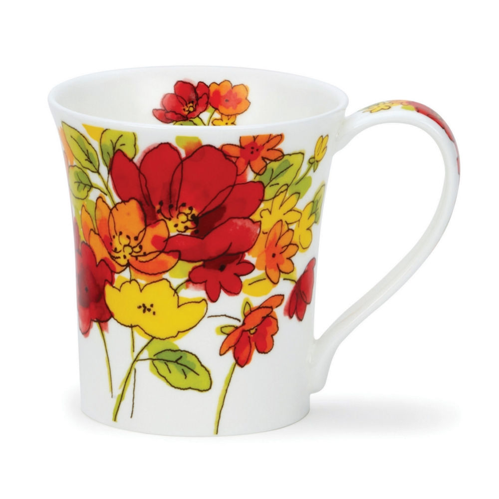 Jura Inky Florals - Red