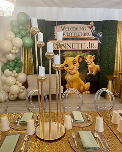 Balloon garland party balloons baby shower venue by CC events and rentals in Summerville SC Amore Balloons Charleston SC