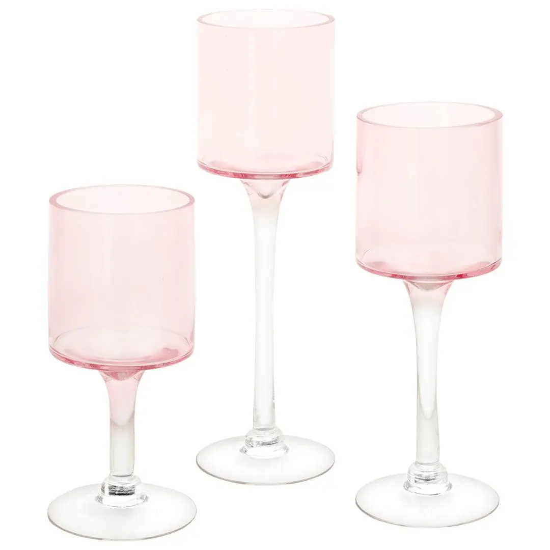 Blush trio vase $15