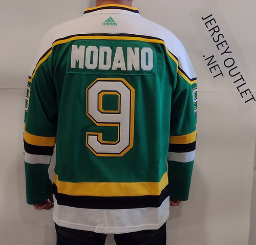 Mike Modano Jersey Retro Minnesota North Stars White Jersey Mike